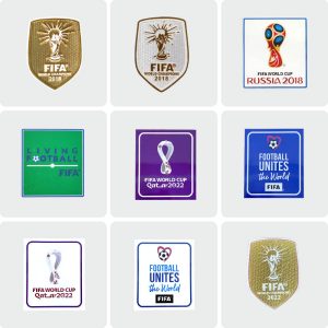 Football Patch Argentina 2022 FIFA World Cup Football Patch Brazil Honor Badge France