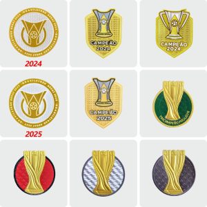 Flamengo Football Patch Corinthians 2025 Brasileirão Patch Sao Paulo Team Honor Badge Atletico Mineiro