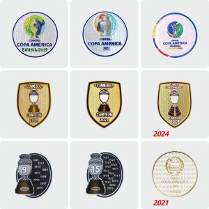 Argentina Football Patch Brazil 2021 Copa América Patch Uruguay Team Honor Badge Chile
