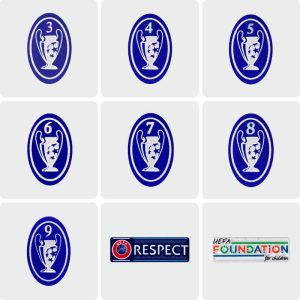 Barcelona Football Patch Real Madrid Champions League Patch AC Milan Team Honor Badge Liverpool