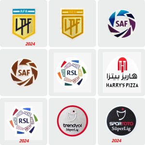 Boca Juniors Football Patch River Plate LPF Patch Champion Badge Al Hilal RSL Al Nassr Team Honor Patch Süper Lig Galatasaray S.K.