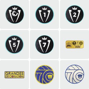 Club America Football Patch Chivas 2024 Liga MX Patch Pumas UNAM Team Honor Badge Cruz Azul