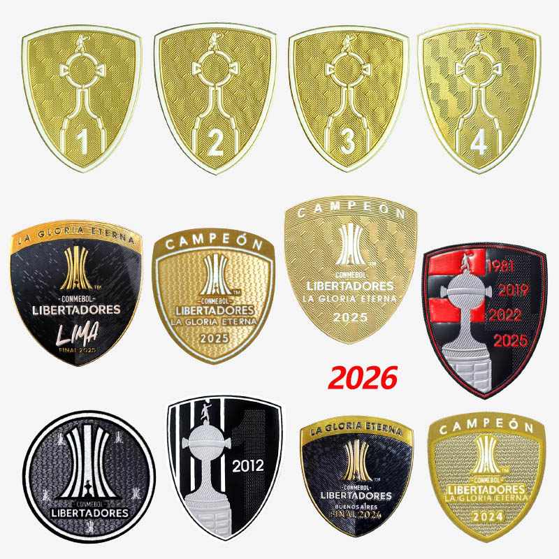 Flamengo Football Patch Corinthians 2026 Libertadores 4 Patch Palmeiras Team Honor Badge Internacional