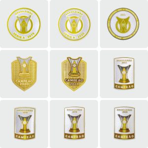 Flamengo Football Patch Corinthians 2021 Brasileirão Patch Internacional Team Honor Badge Santos