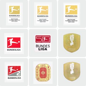 Football Patch Bayern 2024 Bundesliga Champion Badge Dortmund Team Honor Patch RB Leipzig
