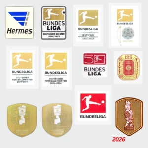 Football Patch Bayern 2025 Bundesliga Champion Badge Dortmund Team Honor Badge RB Leipzig