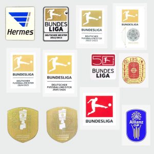 Football Patch Bayern 2025 Bundesliga Champion Badge Dortmund Team Honor Badge RB Leipzig