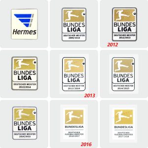 Football Patch Bayern 2013 Bundesliga Champion Badge Dortmund Team Honor Patch RB Leipzig