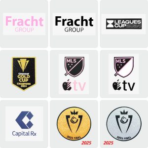 Football Patch Inter Miami 2024 MLS Major League Soccer Champion Badge Los Angeles Team Honor Patch Orlando City