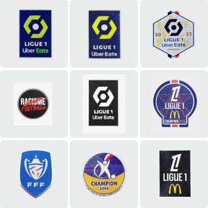Football Patch PSG Paris 2024 Ligue 1 Champion Badge Lyonnais Team Honor Patch Marseille