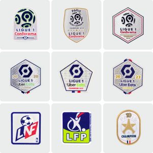Football Patch PSG Paris Ligue 1 Champion Badge Lyonnais Team Honor Patch Lille