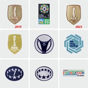 Spain Football Patch Real Madrid 2023 Women Football Patch Barcelona Team Honor Badge England