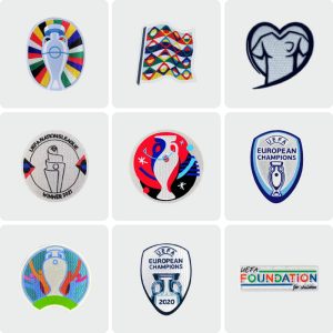 Italy Football Patch France 2024 UEFA European Cup Patch Portugal Team Honor Badge Spain