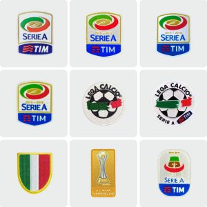 Juventus Football Patch AC Milan 2018 Serie A Champion Badge Inter Milan Team Honor Patch AS Roma
