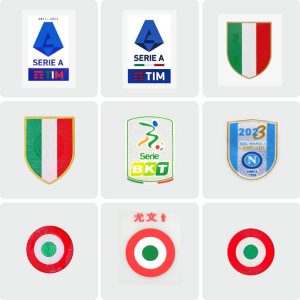 Juventus Football Patch AC Milan 2022 Serie A Champion Badge Inter Milan Team Honor Patch Napoli