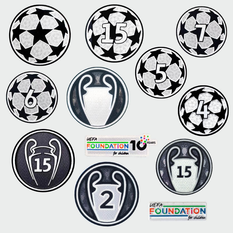 PSG Paris Football Patch Chelsea 2026 UEFA Champions League Patch Real Madrid Team Honor Badge Inter Milan