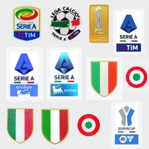 Juventus Football Patch Inter Milan 2025 Serie A Champion Badge AC Milan Team Honor Badge Napoli
