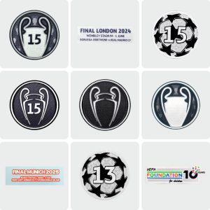 Real Madrid Football Patch Chelsea Champions League Patch Inter Milan Team Honor Badge PSG Paris