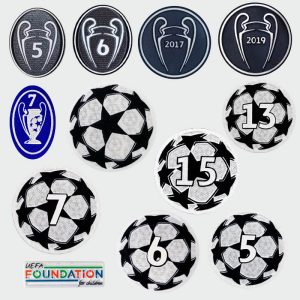 Real Madrid Football Patch Barcelona UEFA Champions League Champion Badge Bayern Team Honor Badge Juventus
