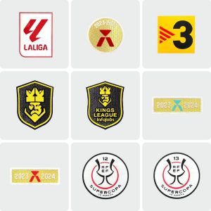 Real Madrid Football Patch La Liga Barcelona Champion Badge Sevilla Team Honor Patch Valencia