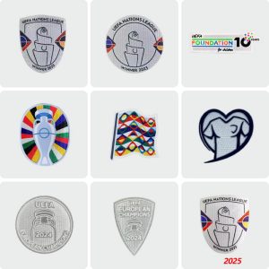 Spain Football Patch France 2024 UEFA European Cup Patch Portugal Team Honor Badge Italy