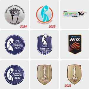 Spain Football Patch France 2025 Women Football Patch Germany Team Honor Badge England