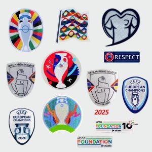 Spain Football Patch Portugal 2024 UEFA European Cup Patch France Team Honor Badge Italy