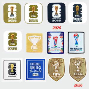 Argentina Football Patch Germany 2026 FIFA World Cup Mexico Champion Badge France Team Honor Badge Brazil