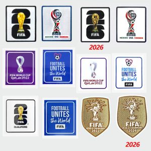 Argentina Football Patch Germany 2026 FIFA World Cup Mexico Champion Badge France Team Honor Badge Brazil