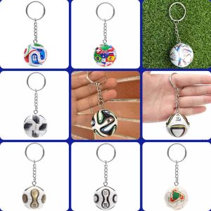 Brazil Football Keychain Argentina 2026 World Cup Football Pendant Germany Commemorative Pendant Italy