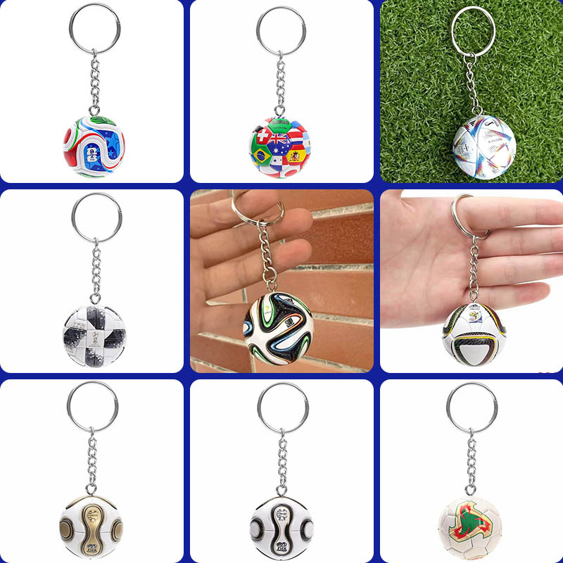 Brazil Football Keychain Argentina 2026 World Cup Football Pendant Germany Commemorative Pendant Italy