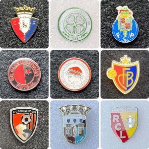 CA Osasuna Football Celtic Newcastle United Football Brooch Pendant FC Porto Commemorative Badge Olympiacos