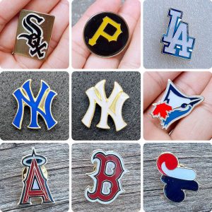 Chicago White Sox Baseball Badge Pittsburgh Pirates Baseball Brooch Pendant New York Yankees Commemorative Badge Toronto Blue Jays