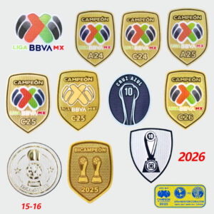 Club America Football Patch Chivas 2026 Liga MX Patch Cruz Azul Team Honor Badge Toluca