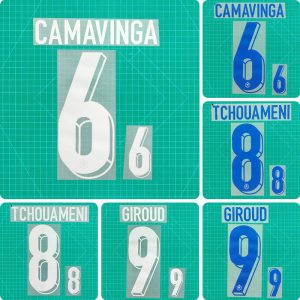 Football Idol Numbers 2024 France Home TCHOUAMENI Football Jersey Number GIROUD Team numbers and names