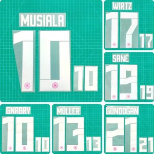 Football Idol Numbers 2024 Germany Away WIRTZ Football Jersey Number MULLER Team numbers and names MUSIALA