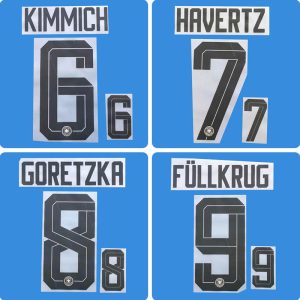 Football Idol Numbers 2026 Germany Home KIMMICH Football Jersey Number FULLKRUG Team numbers and names