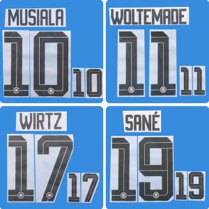 Football Idol Numbers 2026 Germany Home MUSIALA Football Jersey Number WIRTZ Team numbers and names