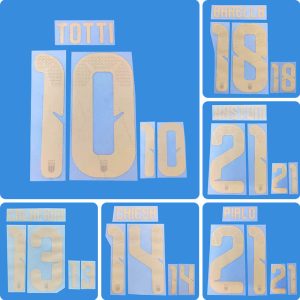 Football Idol Numbers 2026 Italy Home TOTTI Football Jersey Number CHIESA Team numbers and names