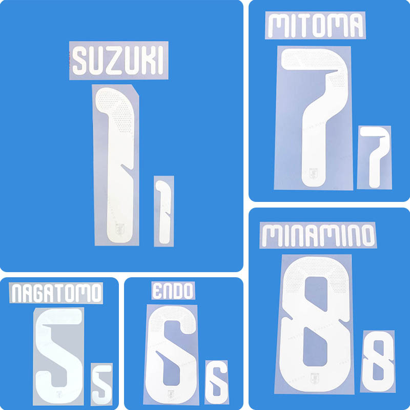 Football Idol Numbers 2026 Japan Home ENDO Football Jersey Number MITOMA Team numbers and names