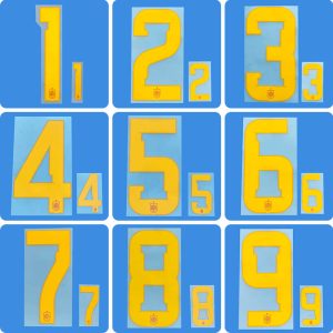 Football Idol Numbers 2026 Spain Home Football Jersey Number Team numbers and names