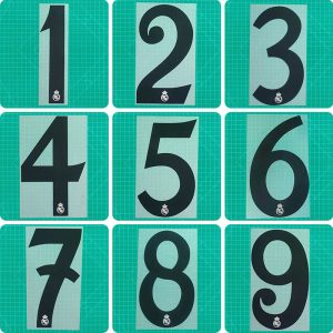 Football Number Real Madrid 2024-25 Home Football Jersey Number Custom Number