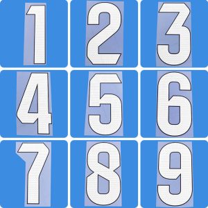 Football Number Real Madrid 2025-26 Away Football Jersey Number Custom Number