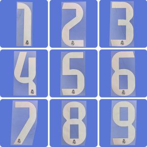 Football Number Real Madrid 25-26 Away Football Jersey Number Custom Number