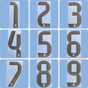 Football Number Real Madrid 25-26 Home Football Jersey Number Custom Number