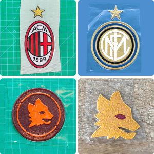 Football Team Emblem AC Milan Team Shield Inter Milan Commemorative Badge AS Roma