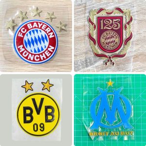 Football Team Emblem Bayern Team Shield Dortmund Commemorative Badge Marseille