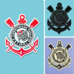 Football Team Emblem Corinthians Team Shield Commemorative Badge