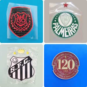 Football Team Emblem Flamengo Team Shield Palmeiras Commemorative Badge Fluminense