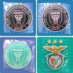 Football Team Emblem Inter Miami Team Shield Benfica Commemorative Badge